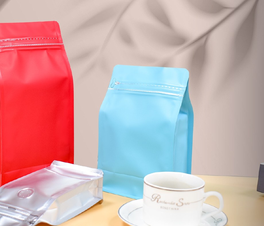 Custom flat-bottom flexible packaging bags